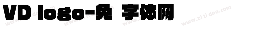 VD logo字体转换